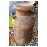 Rustic Metal Milk Can