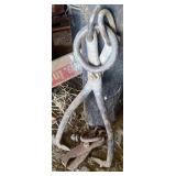 Large Iron Ice Block Tongs