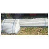 White Corrugated Metal Window Wells