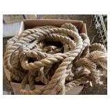 Coiled Natural Fiber Rope