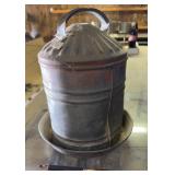 Galvanized Metal Poultry Feeder