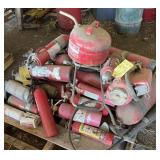 Fire Extinguishers and Gasoline Can