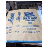 Blue Ribbon Bakers Flour Bags