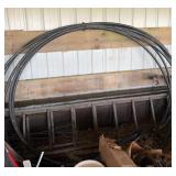 Coiled Black Plastic Irrigation Pipe