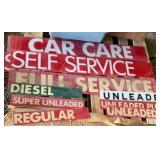Vintage Gas Station Signs