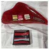 Barware: Ashtray, Card Case, Match