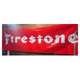 Firestone Red Vinyl Banner