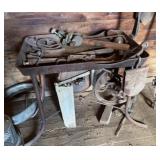 Antique Cast Iron Treadle Blacksmith Forge Bl