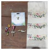 Brooches & Linen