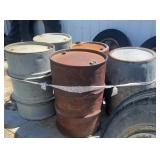 Vintage Industrial Steel Drums