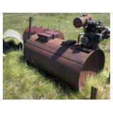 Metal Tank With Air Compressor