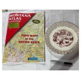 Montana Atlas &  Plate Set