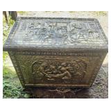 Brass Fireplace Storage Box