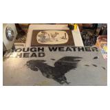Decorative Signs Including 'Rough Weather