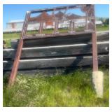 Metal Cutout Road Map Sign Northern MT
