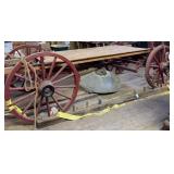 Wooden Horse-Drawn Wagon
