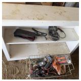 White Shelf With Supplies