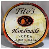 Tito's Vodka Metal Sign