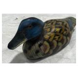 Hand-Painted Wooden Duck