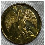 Gold-Tone Angel Token Coin