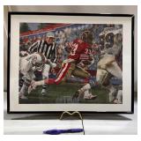 Framed Football Art Print