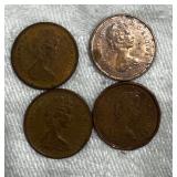 Canadian 1 Cent Coins