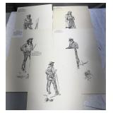 CMR Old West Figure Prints
