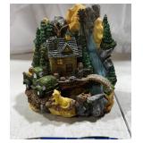 Cabin Scene Waterfall