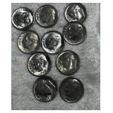 Roosevelt Dimes 1965-1969