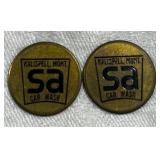 Montana SA Car Wash Tokens