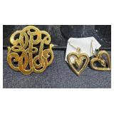 Pin & Earrings