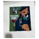 Signed Serigraph 'Jo gin and Phyl'