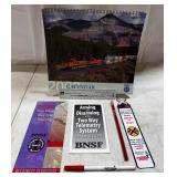 BNSF Calendar &Railroad Ephemera
