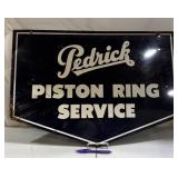Pedrick Piston Ring Service Sign