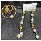 Brooch & Earrings