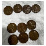 1954 & 1955 Lincoln Wheat Pennies