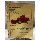 Massey-Harris Combine Parts List