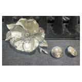 Brooch and Earrings