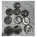 Roosevelt Dimes Assorted Dates