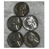 Jefferson Nickels 1952-1974