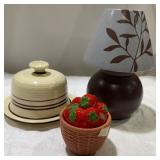 Ceramic Butter Dish & Decor