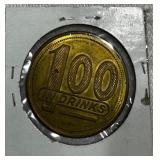 Dusty's Bar Brady Montana Drink Token