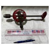 Vintage Gear Drill & Ruler