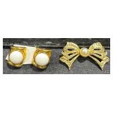 Earrings & Brooch