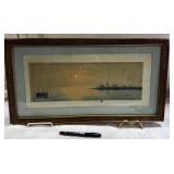 M.Ricco Seascape Watercolor