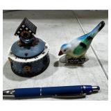 Bird Figurine &Timer