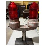 Dual Red Runway Lights