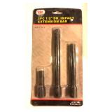NIB  3pc 1/2" Drive Impact Extension Set
