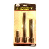 NIB  3pc 1/2" Drive Impact Extension Set