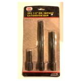 NIB  3pc 1/2" Drive Impact Extension Set